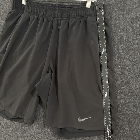 Nike Gladiator Tennis Shorts Men's XL Black Dri-Fit Pockets 10" Training - Picture 7 of 14